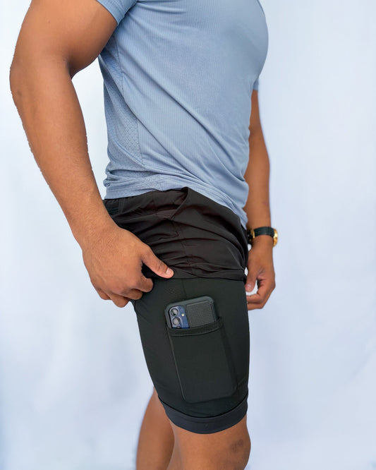 2 in 1 Running Shorts