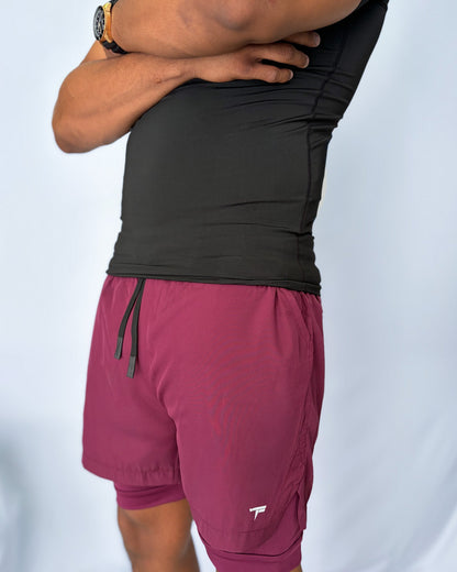 2 in 1 Running Shorts
