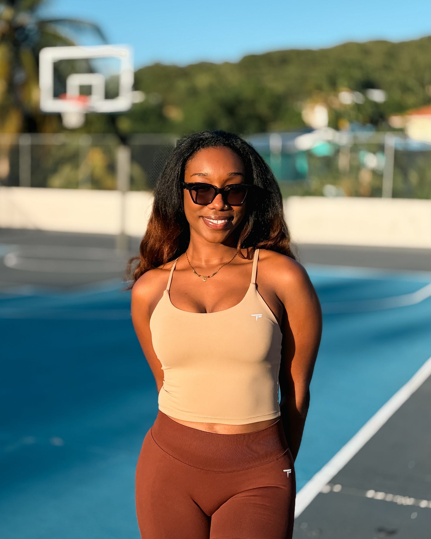 Cloud Fit Cropped Tanks